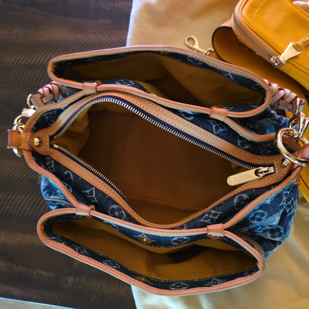 Louis Vuitton Cabas Reyes Denim Tote - Picture 6 of 14